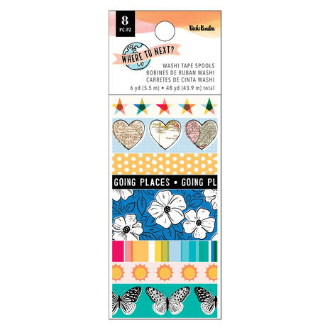 Vicki Boutin Where To Next Washi Tape Spools (34014098) Vicki Boutin Where To Next Washi Tape Spools (34014098)
