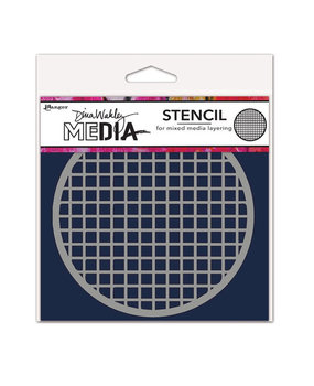 Dina Wakley MEdia Masking Stencil Coasters 1 (MDS81586) Dina Wakley MEdia Masking Stencil Coasters 1 (MDS81586)