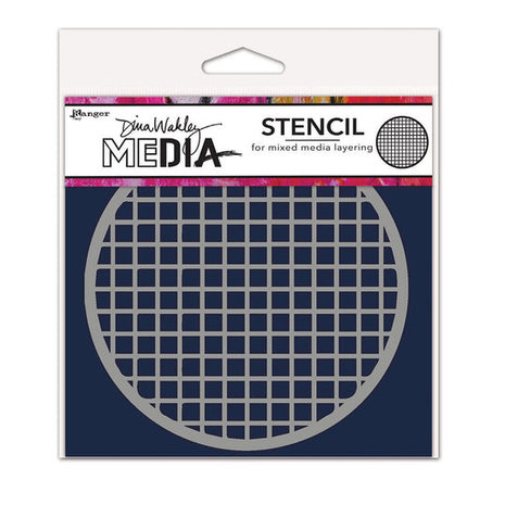 Dina Wakley MEdia Masking Stencil Coasters 1 (MDS81586) Dina Wakley MEdia Masking Stencil Coasters 1 (MDS81586)
