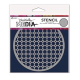 Dina Wakley MEdia Masking Stencil Coasters 2 (MDS82101)