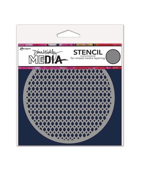 Dina Wakley MEdia Masking Stencil Coasters 3 (MDS82118) Dina Wakley MEdia Masking Stencil Coasters 3 (MDS82118)