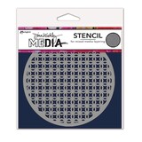 Dina Wakley MEdia Masking Stencil Coasters 4 (MDS82125)