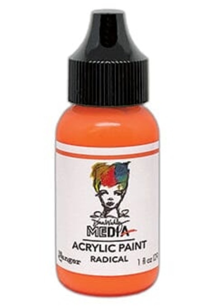 Dina Wakley MEdia Heavy Body Acrylic Paint Radical (MDQ82866) Dina Wakley MEdia Heavy Body Acrylic Paint Radical (MDQ82866)