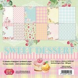 Craft & You Sweet Dessert 12x12 Inch Paper Pack (CPS-SD30)