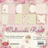 Craft & You Bellissima Rosa 12x12 Inch Paper Pack (CPS-BR30)