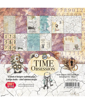 Craft & You Time Obsession 12x12 Inch Paper Pack (CPS-TO30)