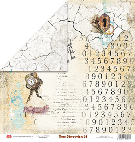 Craft & You Time Obsession 12x12 Inch Paper Pack (CPS-TO30)
