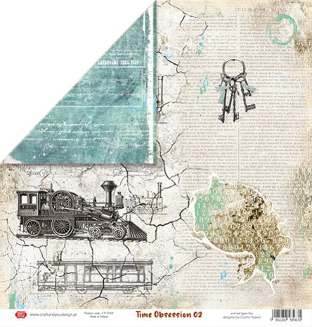 Craft & You Time Obsession 12x12 Inch Paper Pack (CPS-TO30)