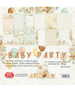 Craft & You Baby Party 12x12 Inch Paper Pack (CPS-BAPAR30-12) Craft & You Baby Party 12x12 Inch Paper Pack (CPS-BAPAR30-12)