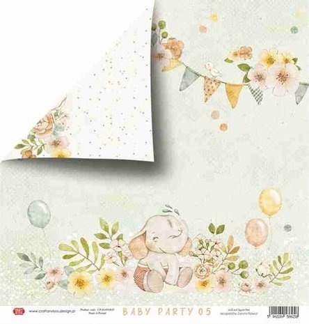 Craft & You Baby Party 12x12 Inch Paper Pack (CPS-BAPAR30-12) Craft & You Baby Party 12x12 Inch Paper Pack (CPS-BAPAR30-12)