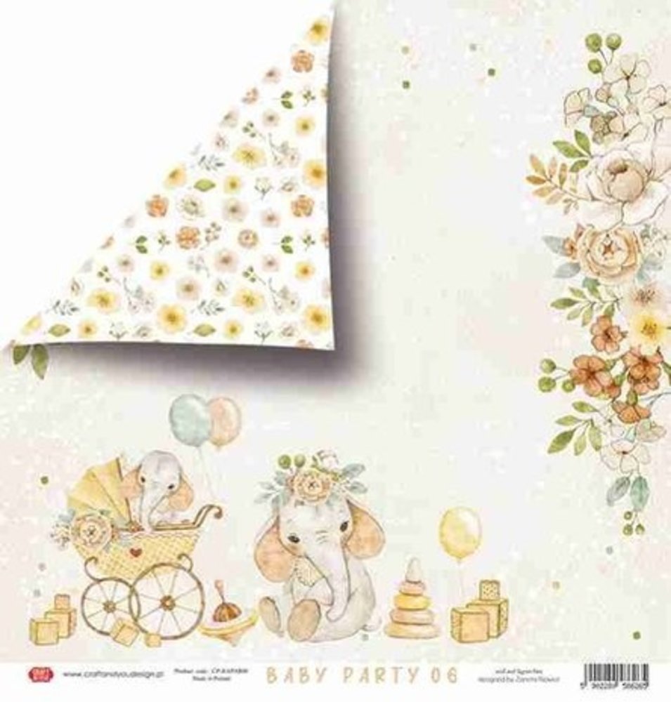 Craft & You Baby Party 12x12 Inch Paper Pack (CPS-BAPAR30-12) Craft & You Baby Party 12x12 Inch Paper Pack (CPS-BAPAR30-12)
