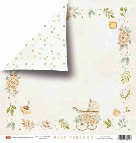 Craft & You Baby Party 12x12 Inch Paper Pack (CPS-BAPAR30-12) Craft & You Baby Party 12x12 Inch Paper Pack (CPS-BAPAR30-12)