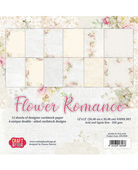 Craft & You Flower Romance 12x12 Inch Paper Pack (CPS-FR30) Craft & You Flower Romance 12x12 Inch Paper Pack (CPS-FR30)
