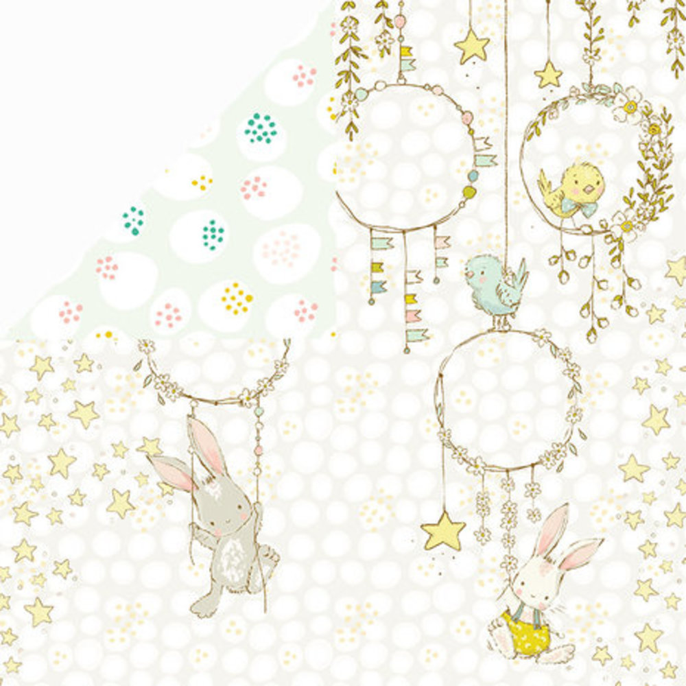 Craft & You Hopping Bunnies 12x12 Inch Paper Pack (CPS-HBU30)