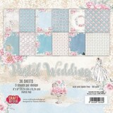 Craft & You Pastel Wedding 6x6 Inch Paper Pack (CPB-PW15)