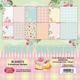 Craft & You Sweet Dessert 6x6 Inch Paper Pack (CPB-SD15)
