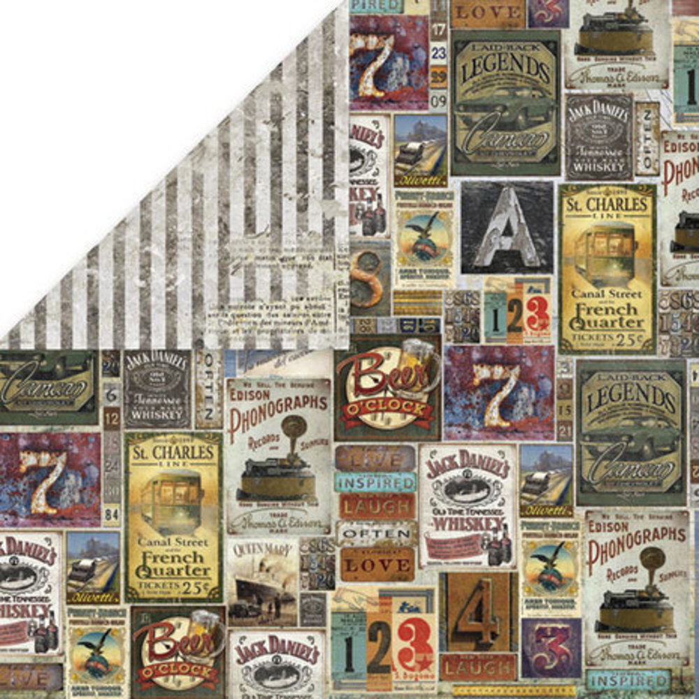 Craft & You Vintage Man 6x6 Inch Paper Pack (CPB-VM15) Craft & You Vintage Man 6x6 Inch Paper Pack (CPB-VM15)