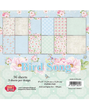 Craft & You Bird Song 6x6 Inch Paper Pack (CPB-BS15) Craft & You Bird Song 6x6 Inch Paper Pack (CPB-BS15)