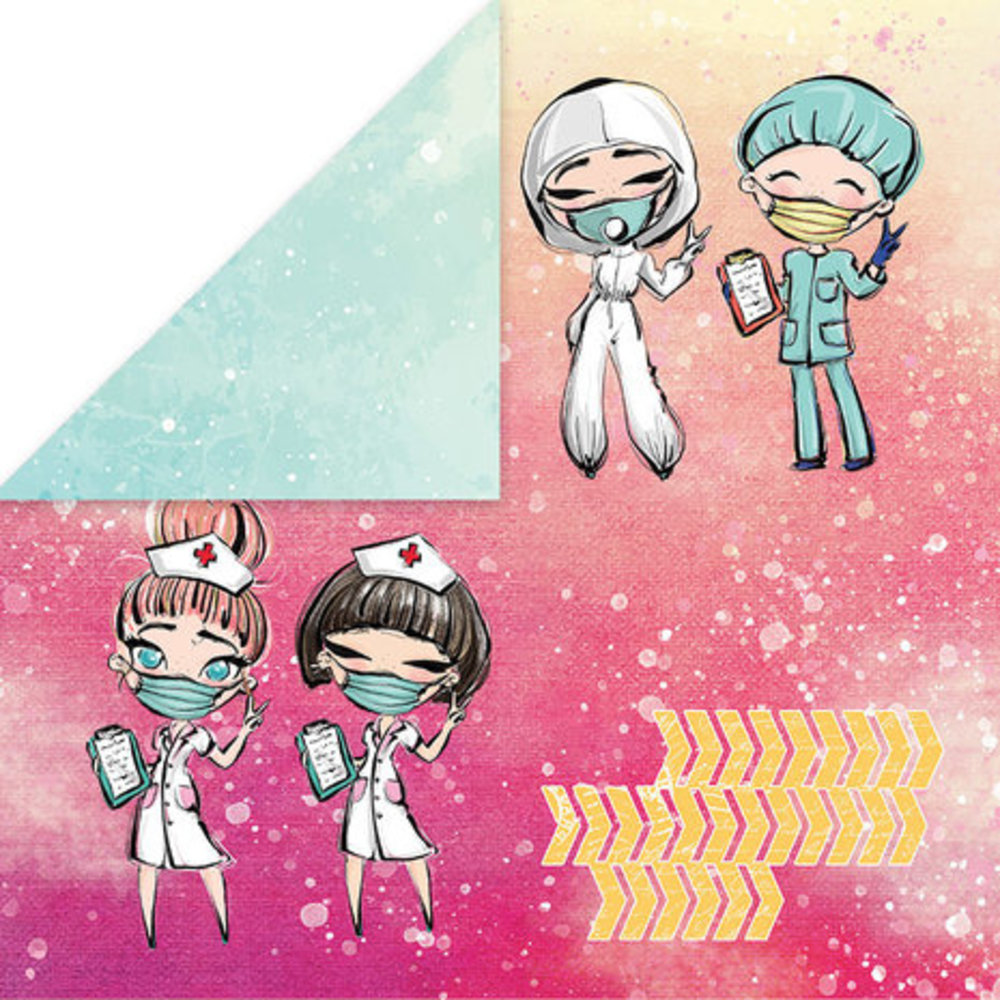 Craft & You Stay At Home 6x6 Inch Paper Pack (CPB-SAH15)