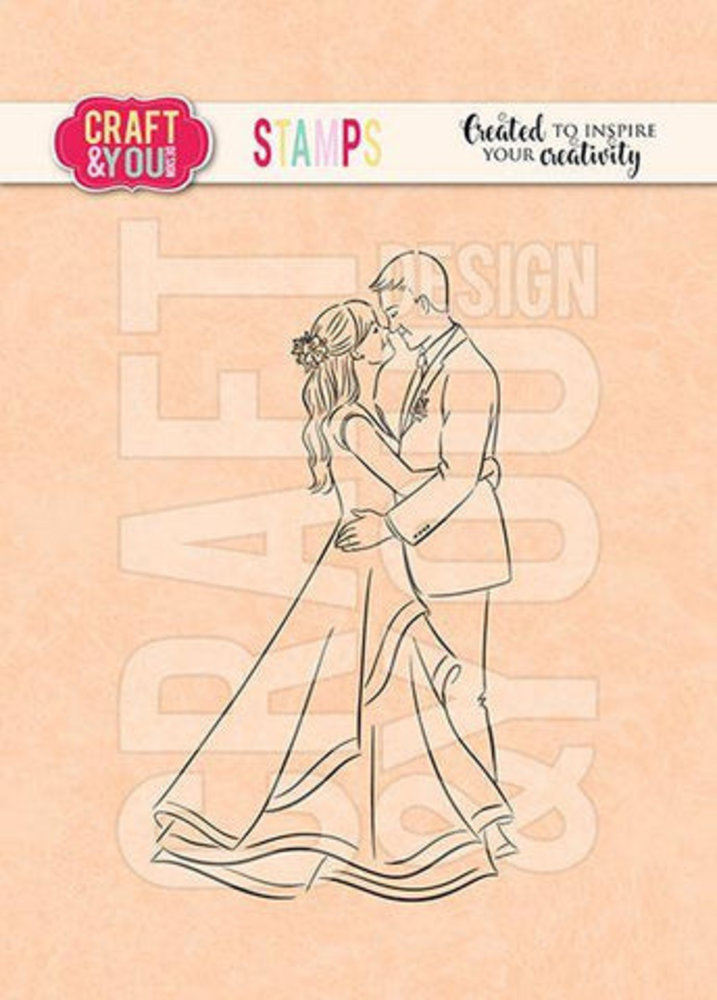 Craft & You Clear Stamp Dancing Young Couple (CS018)
