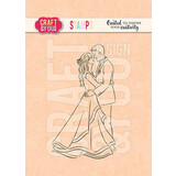Craft & You Clear Stamp Dancing Young Couple (CS018)