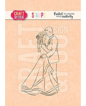 Craft & You Clear Stamp Dancing Young Couple (CS018)