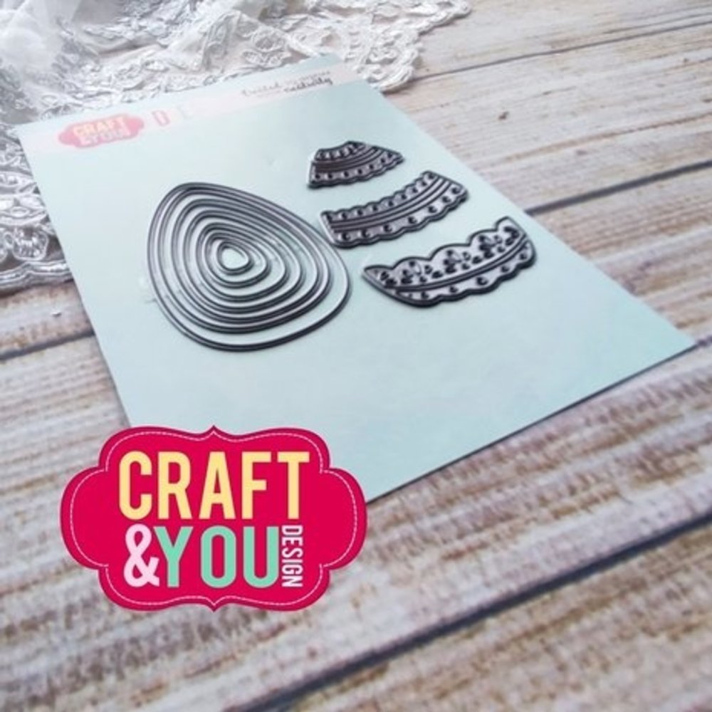 Craft & You Dies Lace Easter Eggs (CW216) Craft & You Dies Lace Easter Eggs (CW216)