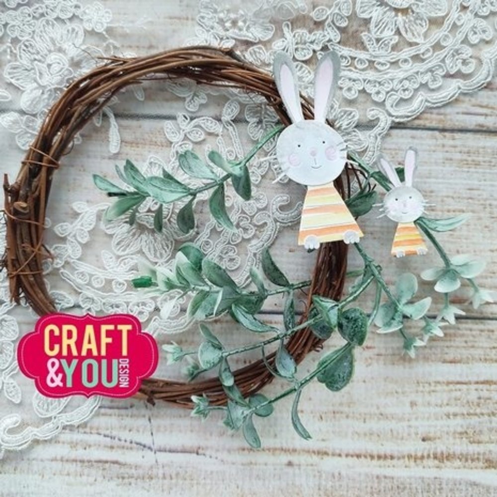 Craft & You Dies Bunnies (CW218) Craft & You Dies Bunnies (CW218)