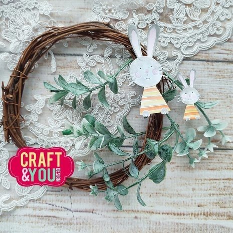 Craft & You Dies Bunnies (CW218) Craft & You Dies Bunnies (CW218)