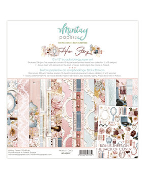 Mintay Her Story 12x12 Inch Scrapbooking Paper Set (MT-HER-07)
