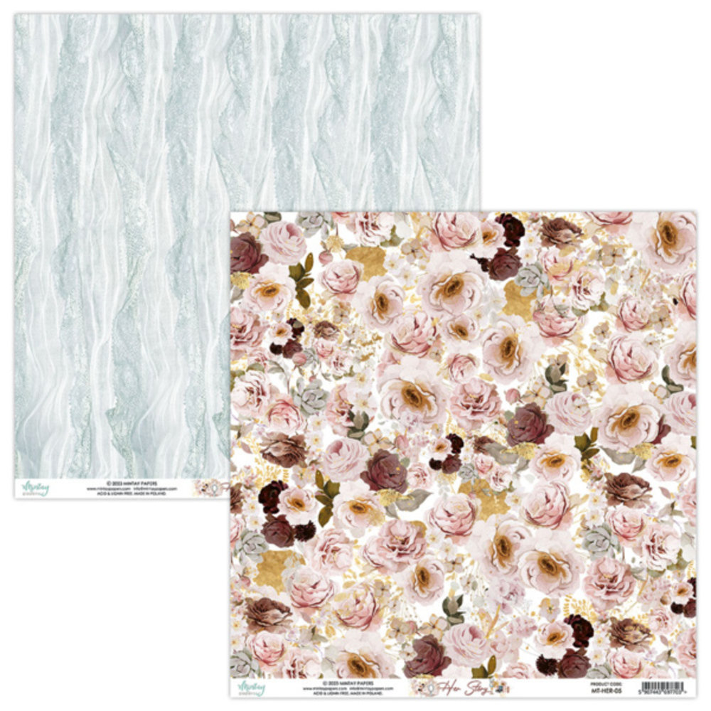 Mintay Her Story 12x12 Inch Scrapbooking Paper Set (MT-HER-07)