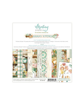 Mintay Nana's Kitchen 6x6 Inch Scrapbooking Paper Pad (MT-NAN-08)