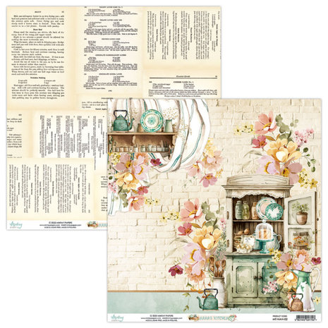 Mintay Nana's Kitchen 6x6 Inch Scrapbooking Paper Pad (MT-NAN-08)