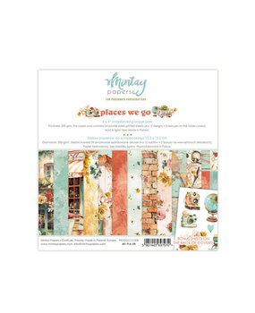 Mintay Places We Go 6x6 Inch Scrapbooking Paper Pad (MT-PLA-08) Mintay Places We Go 6x6 Inch Scrapbooking Paper Pad (MT-PLA-08)
