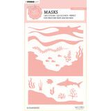 Studio Light Sweet Stories Masking Stencil Sea Scenery (SL-SS-MASK202)