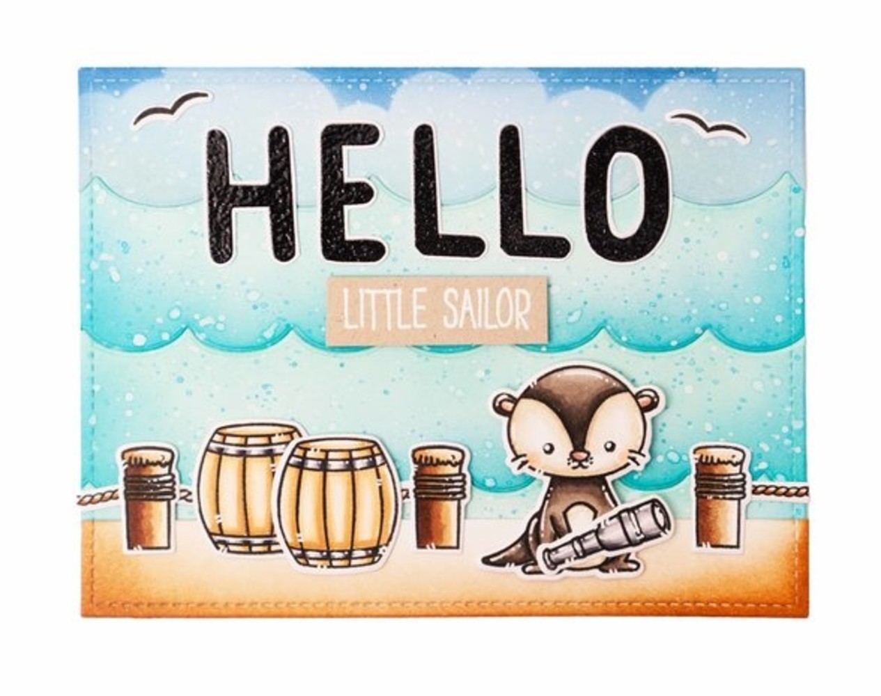 Studio Light Sweet Stories Stamp & Die Sea Shore (SL-SS-SCD58)