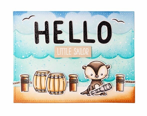 Studio Light Sweet Stories Stamp & Die Sea Shore (SL-SS-SCD58)