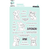 Creative Craftlab Friendz Clear Stamps Super Buddy (CCL-FR-STAMP468)
