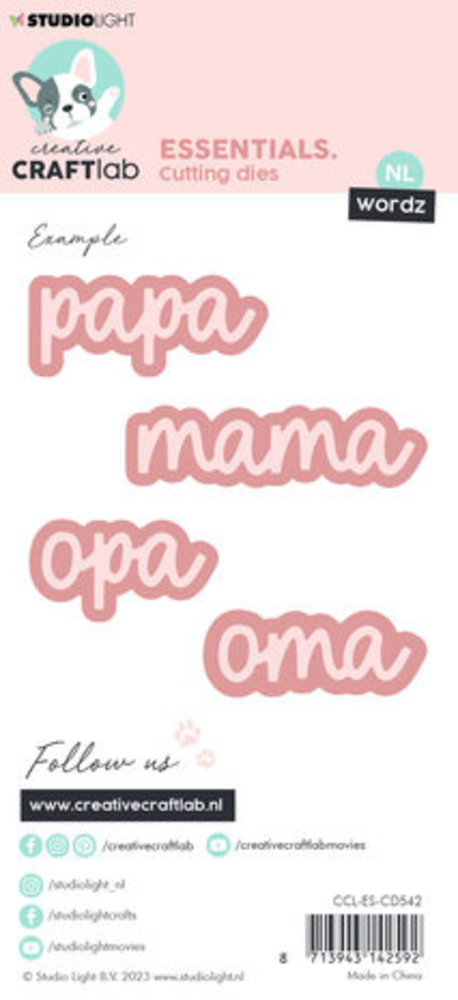 Creative Craftlab Essentials Dies Wordz Family (CCL-ES-CD542) Creative Craftlab Essentials Dies Wordz Family (CCL-ES-CD542)