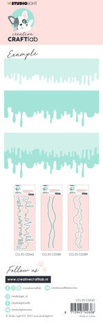 Creative Craftlab Essentials Dies Borderz Drip (CCL-ES-CD543)
