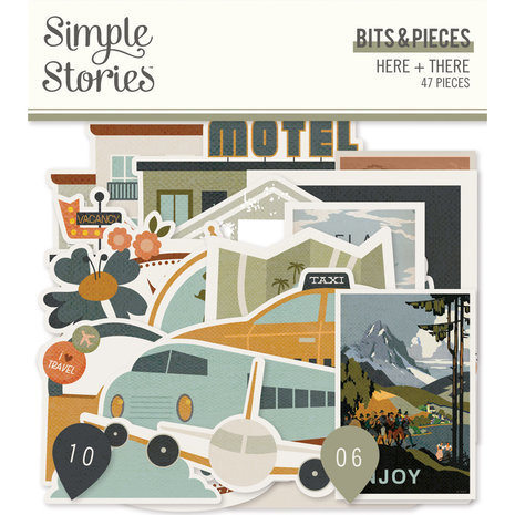 Simple Stories Here + There Bits & Pieces (19817) Simple Stories Here + There Bits & Pieces (19817)