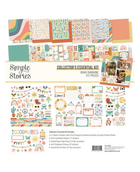 Simple Stories Boho Sunshine 12x12 Inch Collector's Essential Kit (19929)