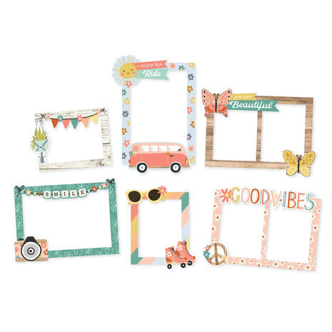 Simple Stories Boho Sunshine Chipboard Frames (19921)