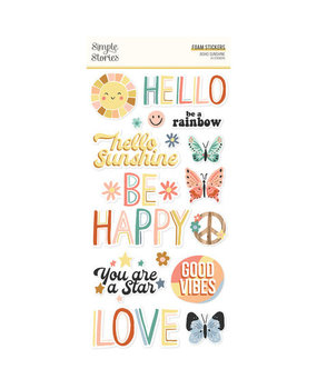Simple Stories Boho Sunshine Foam Stickers (19922)
