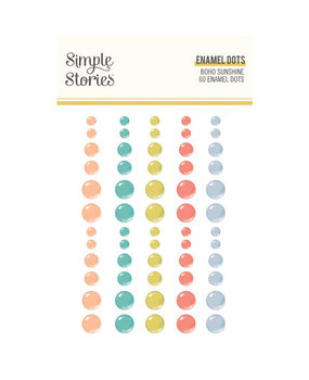 Simple Stories Boho Sunshine Enamel Dots (19924) Simple Stories Boho Sunshine Enamel Dots (19924)