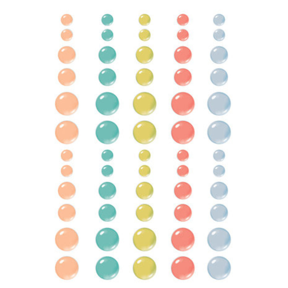 Simple Stories Boho Sunshine Enamel Dots (19924) Simple Stories Boho Sunshine Enamel Dots (19924)