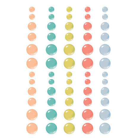 Simple Stories Boho Sunshine Enamel Dots (19924) Simple Stories Boho Sunshine Enamel Dots (19924)