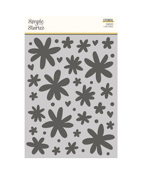 Simple Stories Boho Sunshine Stencil Daisies (19926) Simple Stories Boho Sunshine Stencil Daisies (19926)