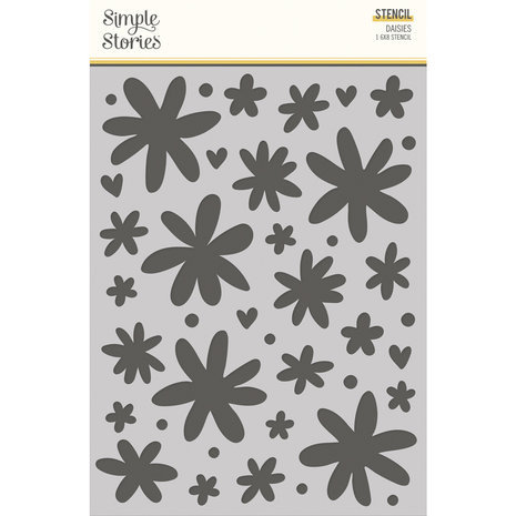 Simple Stories Boho Sunshine Stencil Daisies (19926) Simple Stories Boho Sunshine Stencil Daisies (19926)