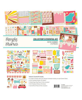 Simple Stories Retro Summer 12x12 Inch Collector's Essential Kit (20028) Simple Stories Retro Summer 12x12 Inch Collector's Essential Kit (20028)